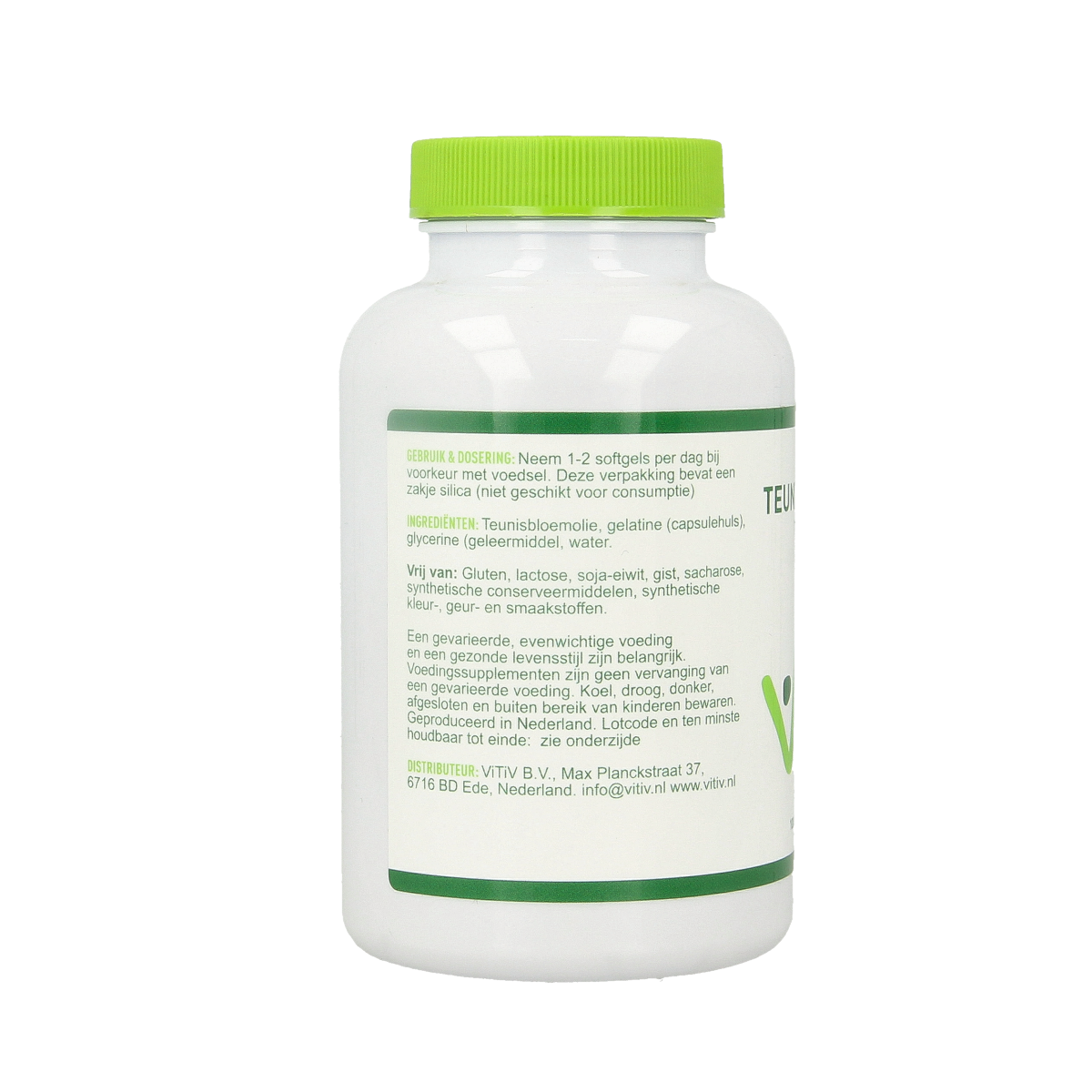 Vitiv Teunisbloemolie 1000mg 100.00 Softgels