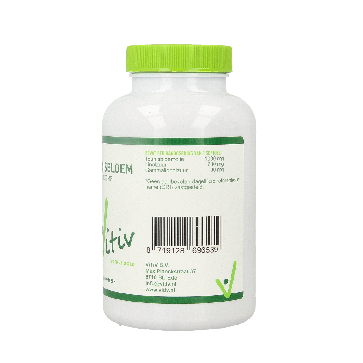 Vitiv Teunisbloemolie 1000mg 100.00 Softgels