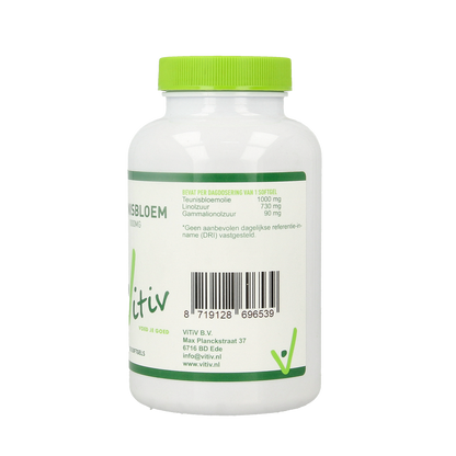 Vitiv Teunisbloemolie 1000mg 100.00 Softgels