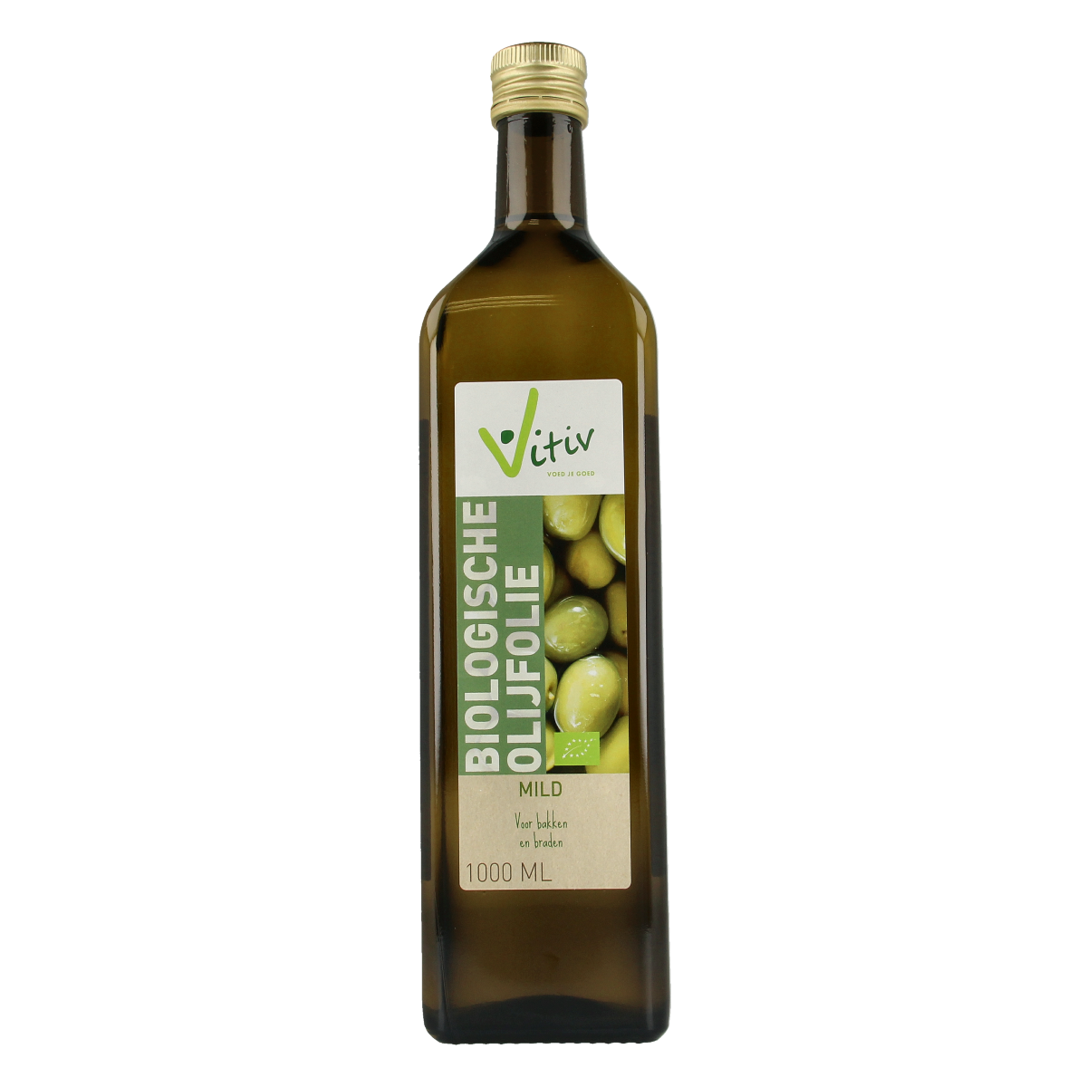 Vitiv Olijfolie mild bakken en braden bio 1.00 Liter