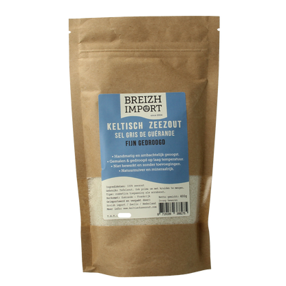 Breizh Import Fijn keltisch zeezout 400.00 Gram