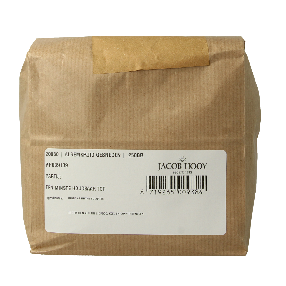 Jacob Hooy Alsemkruid gesneden 250.00 Gram
