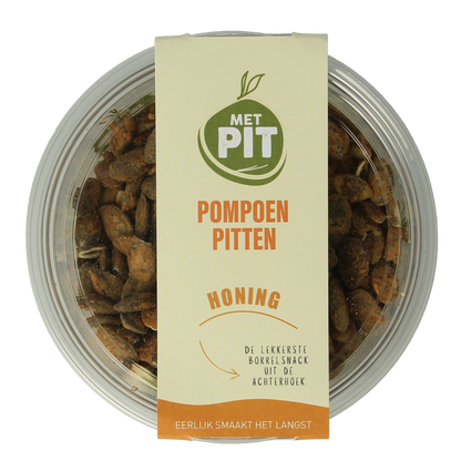 Met PIT Pompoenpitten honing 150.00 Gram