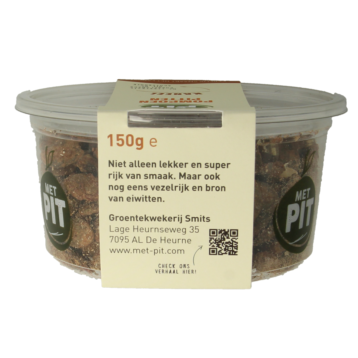 Met PIT Pompoenpitten kaneel 150.00 Gram