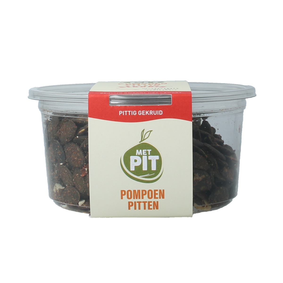 Met PIT Pompoenpitten pittig gekruid 150.00 Gram