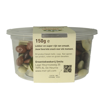 Met PIT Pompoenpitten mix chocolade 150.00 Gram
