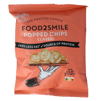 Food2Smile Popped chips classic 25.00 Gram
