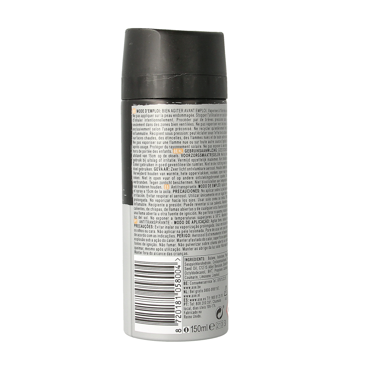 AXE Anti perspirant dark temptation 150.00 Milliliter