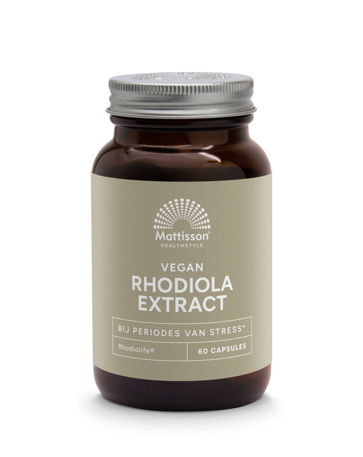 Mattisson Rhodiola extract 5% rosavins vegan 60.00 Vegetarische capsules