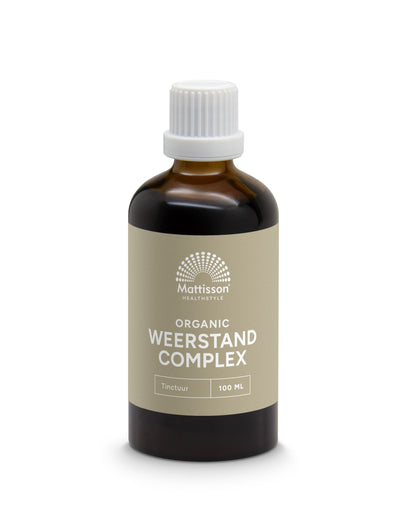 Mattisson Organic weerstand/immuun complex tinctuur bio 100.00 Milliliter