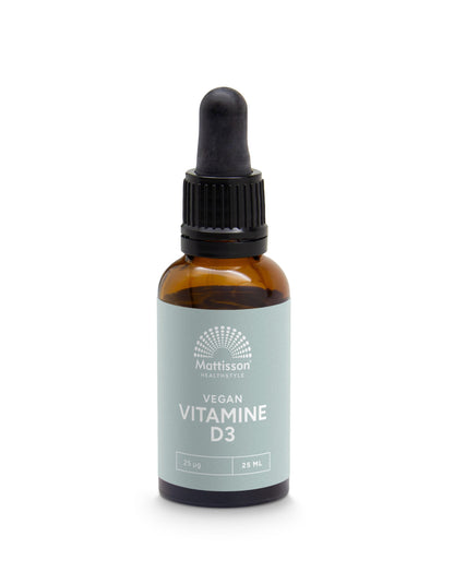 Mattisson Vitamine D3 25mcg vegan druppels 25.00 Milliliter