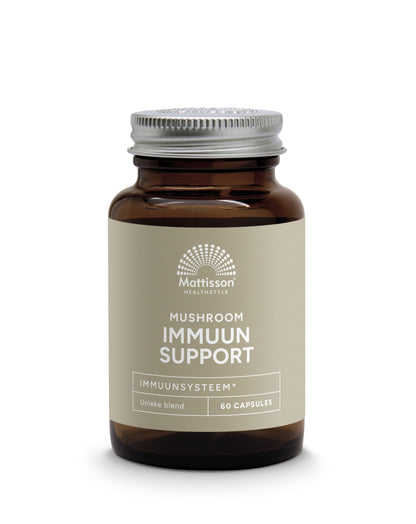 Mattisson Mushroom immuun support 60.00 Capsules