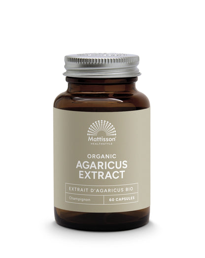 Mattisson Agaricus extract 400mg bio 60.00 Capsules