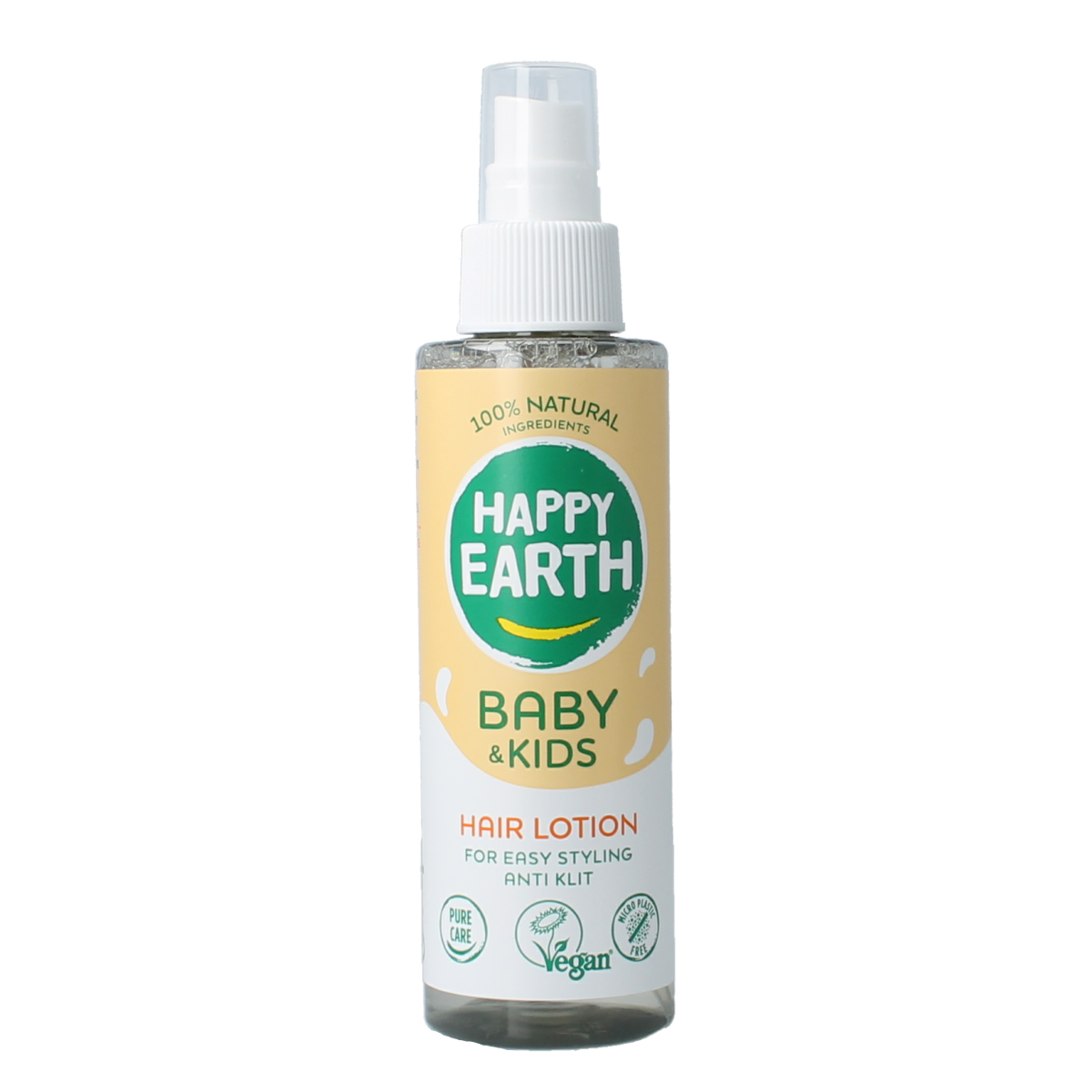 Happy Earth Hairlotion voor baby & kids 150.00 Milliliter