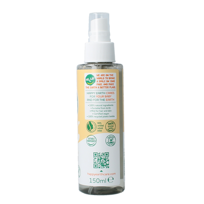 Happy Earth Hairlotion voor baby & kids 150.00 Milliliter