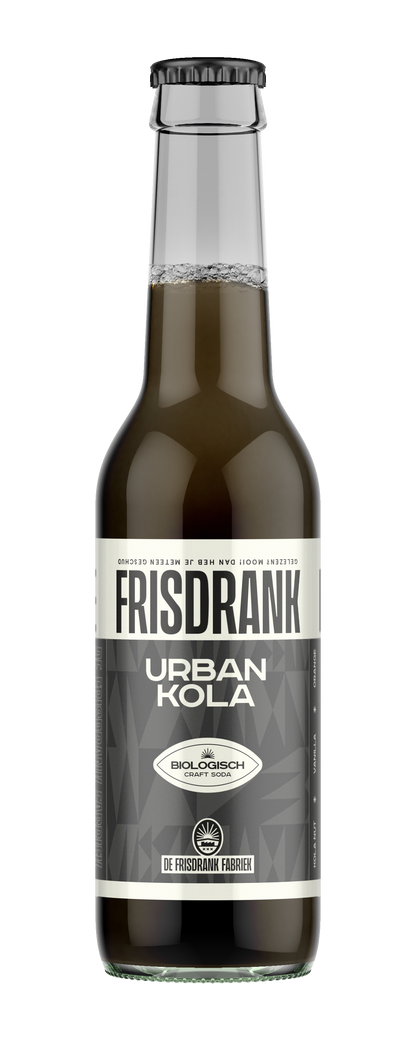 De Frisdrank Fabriek  Koolzuurhoudende frisdrank urban kola bio 275.00 Milliliter