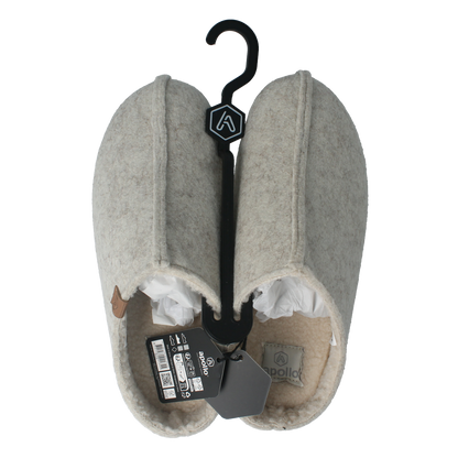 Apollo Zweedse slof beige 37/38 dames 1.00 Paar