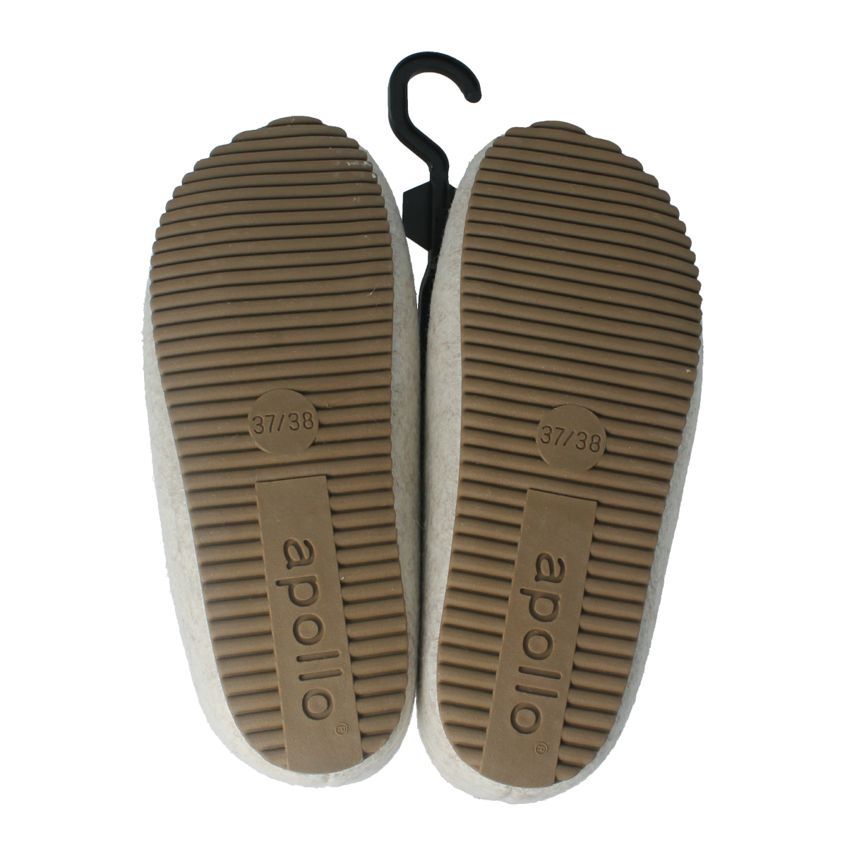 Apollo Zweedse slof beige 37/38 dames 1.00 Paar