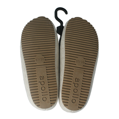 Apollo Zweedse slof beige 37/38 dames 1.00 Paar