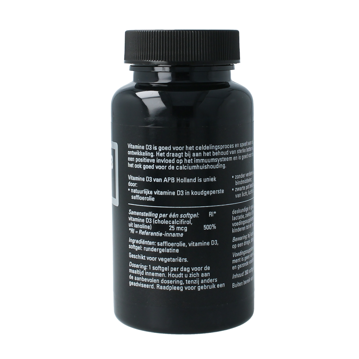 APB Holland Vitamine D3 1000IU 25mcg 360.00 Softgels