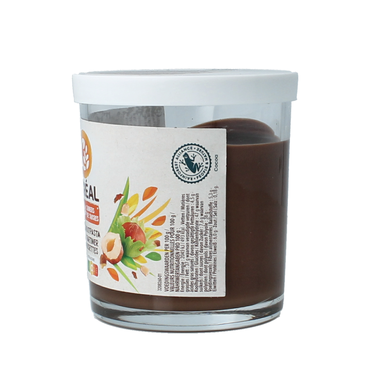 Cereal Hazelnootpasta suikervrij 200.00 Gram
