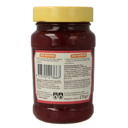 Cereal Fruit aardbei framboos suikervrij 270.00 Gram