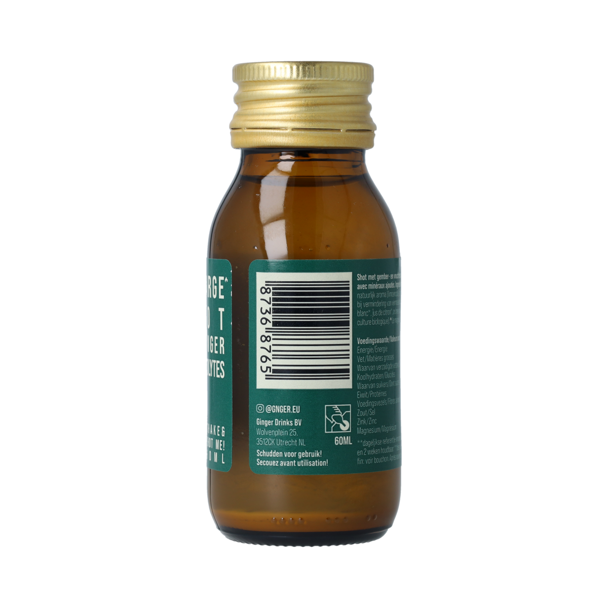 G'nger Shot gember vruchtensap recharge 60.00 Milliliter