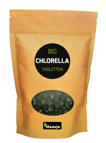 Hanoju Bio chlorella tabletten papier zak 1250.00 Tabletten