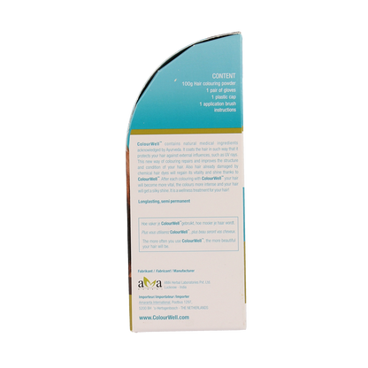 Colourwell 100% Natuurlijke haarkleuring kastanje bruin 100.00 Gram