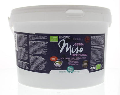 TerraSana Genmai miso ongepasteuriseerd emmer bio 2500.00 Gram