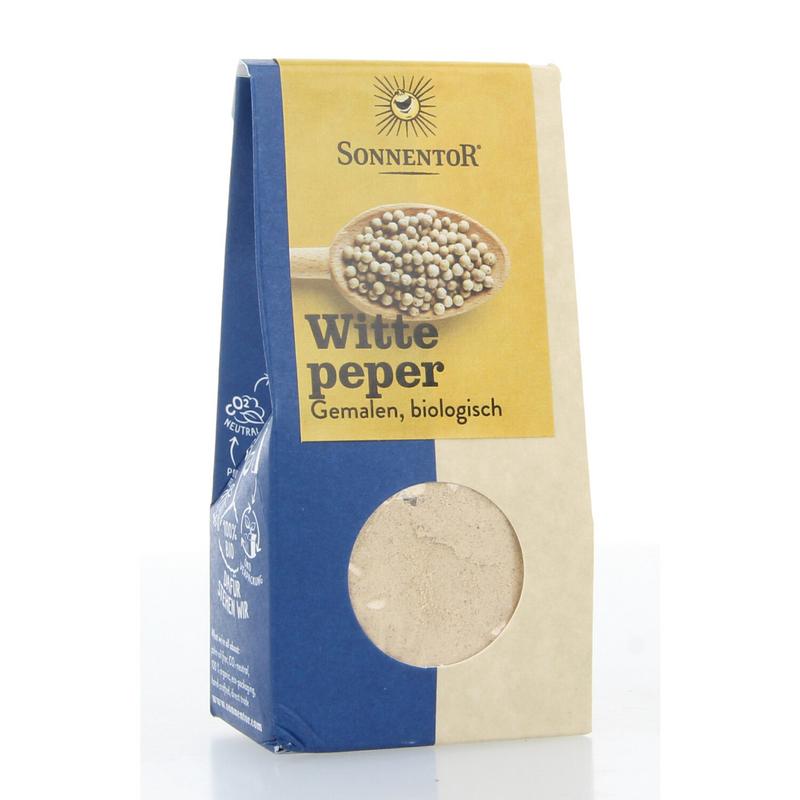 Sonnentor Witte peper gemalen bio 35.00 Gram
