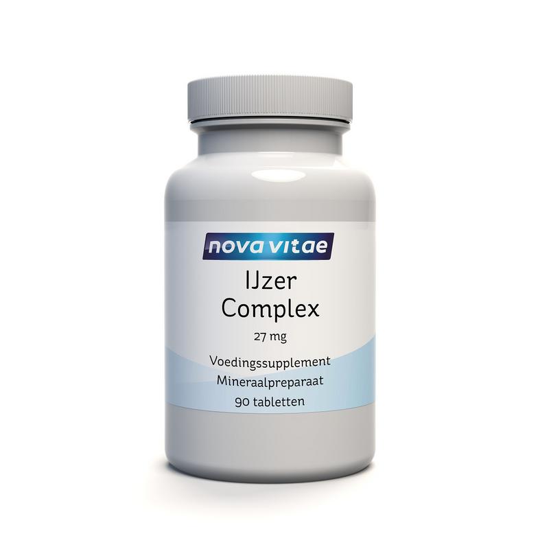 Nova Vitae IJzer complex 27 mg 90.00 Tabletten