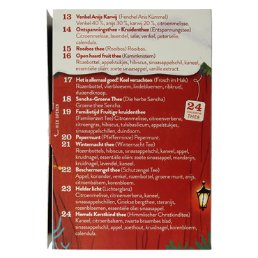 Sonnentor Advent kalender thee bio 24.00 Stuks