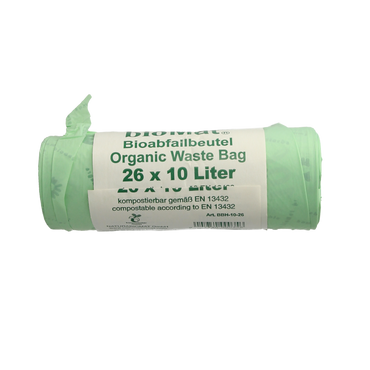 Biomat Wastebag compost 10 liter handvat 26.00 Stuks