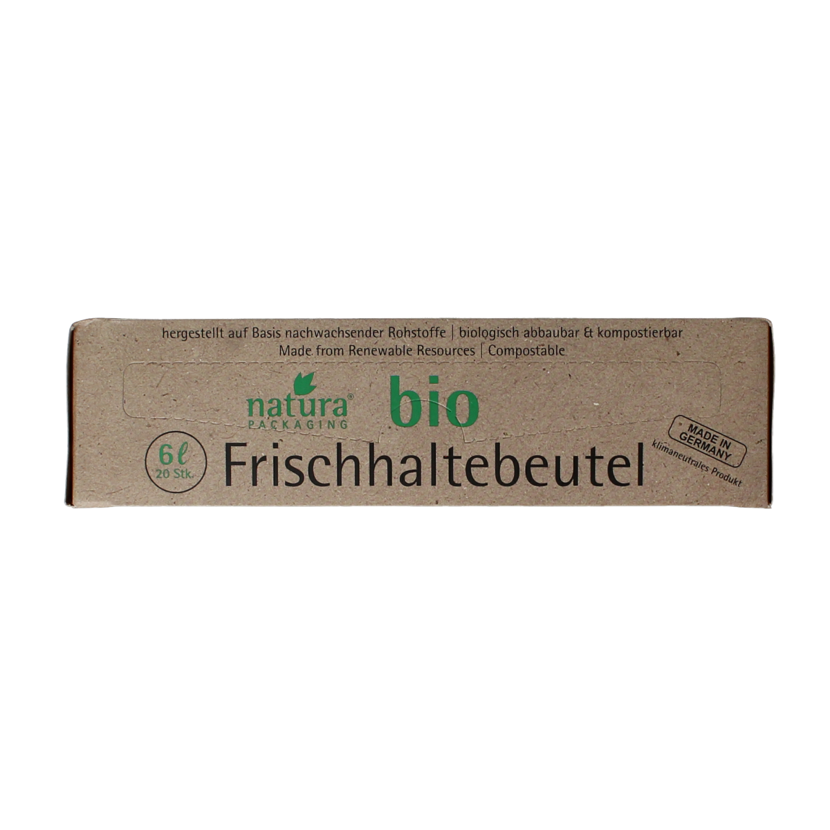 Biomat Natura compost lunchzak 6 liter 20.00 Stuks