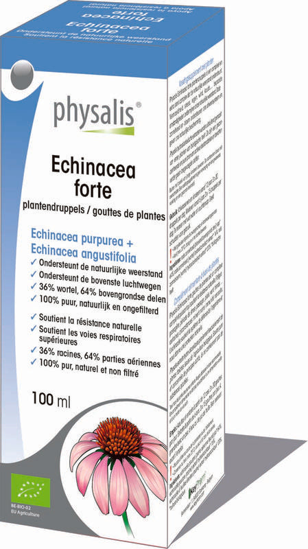 Physalis Echinacea forte plantendruppels bio 100.00 Milliliter