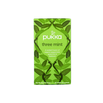 Pukka Three mint bio 20.00 Zakjes