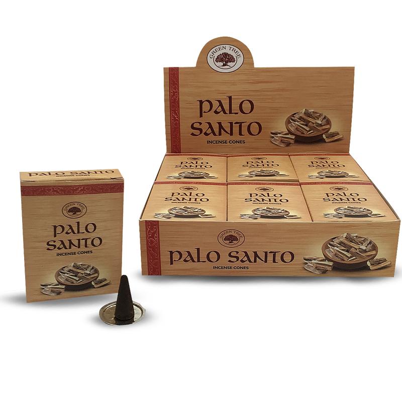 Green Tree Kegelwierook palo santo 10.00 Stuks