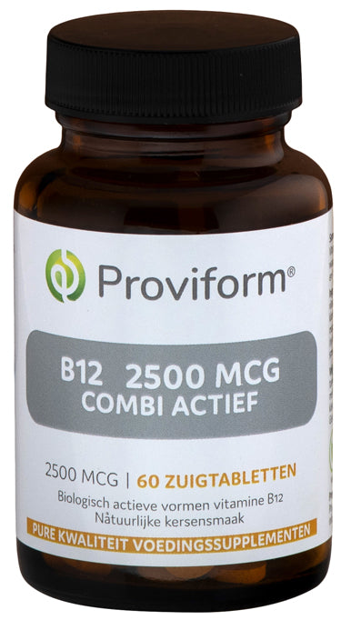 Proviform Vitamine B12 2500mcg combi actief 60.00 Zuigtabletten