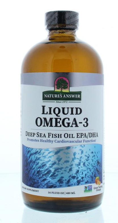 Natures Answer Vloeibaar omega 3 DHA/EPA 1.150mg 480.00 Milliliter