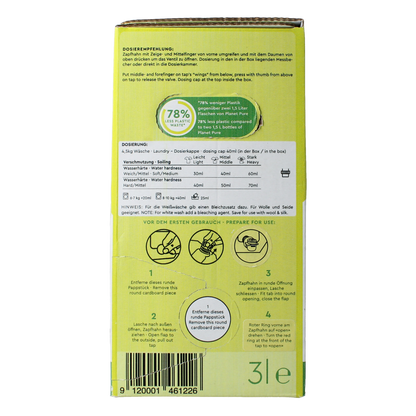 Planet Pure Wasmiddel vloeibaar universeel lavendel 3.00 Liter
