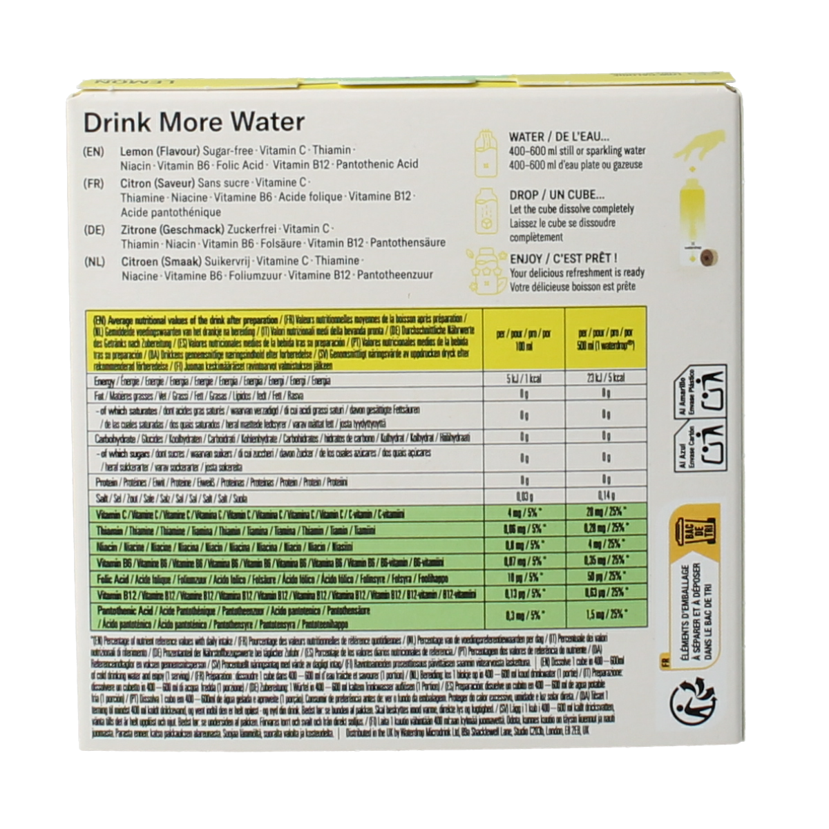 Waterdrop  Microdrink summer lemon 12.00 Stuks