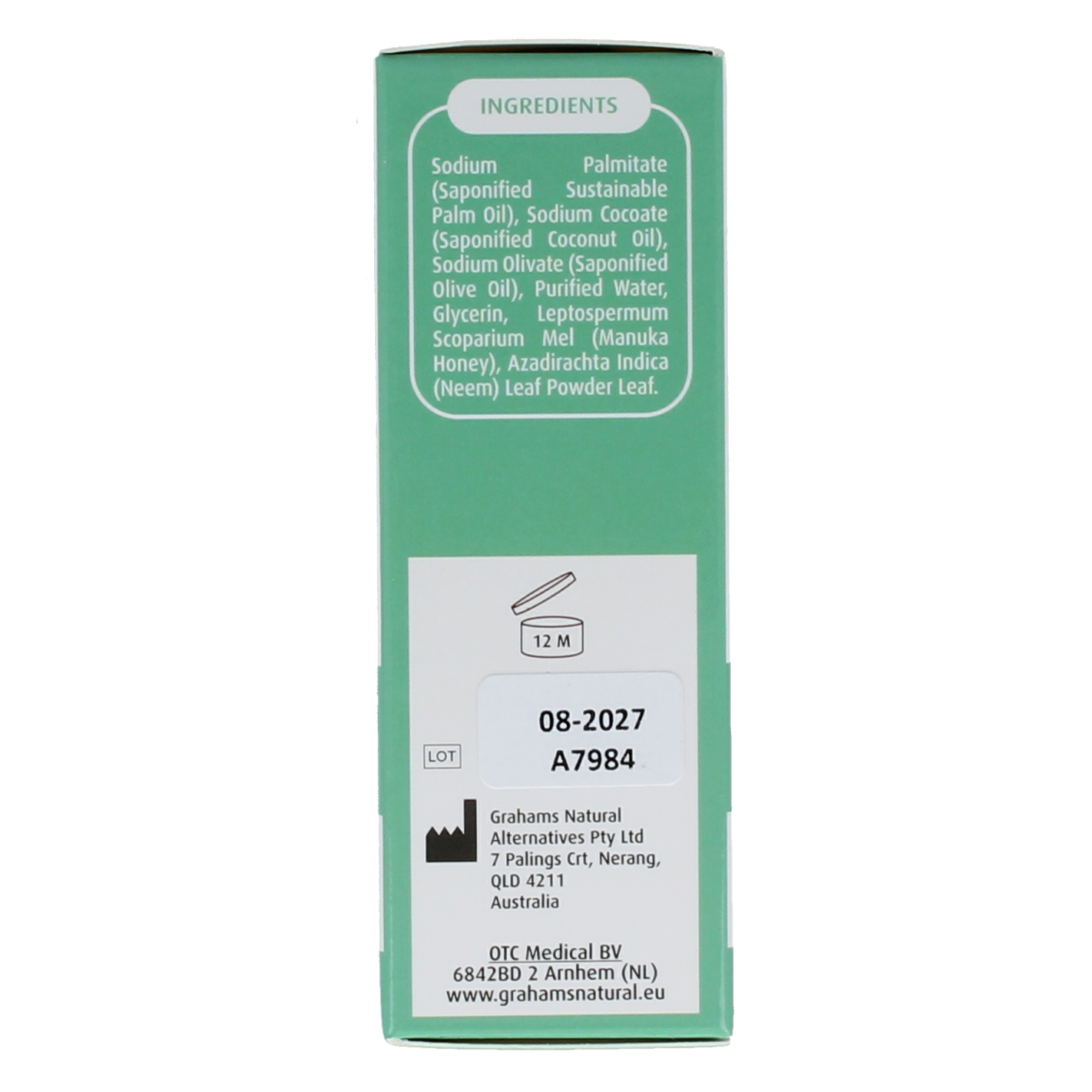 Grahams Soap  100.00 Gram
