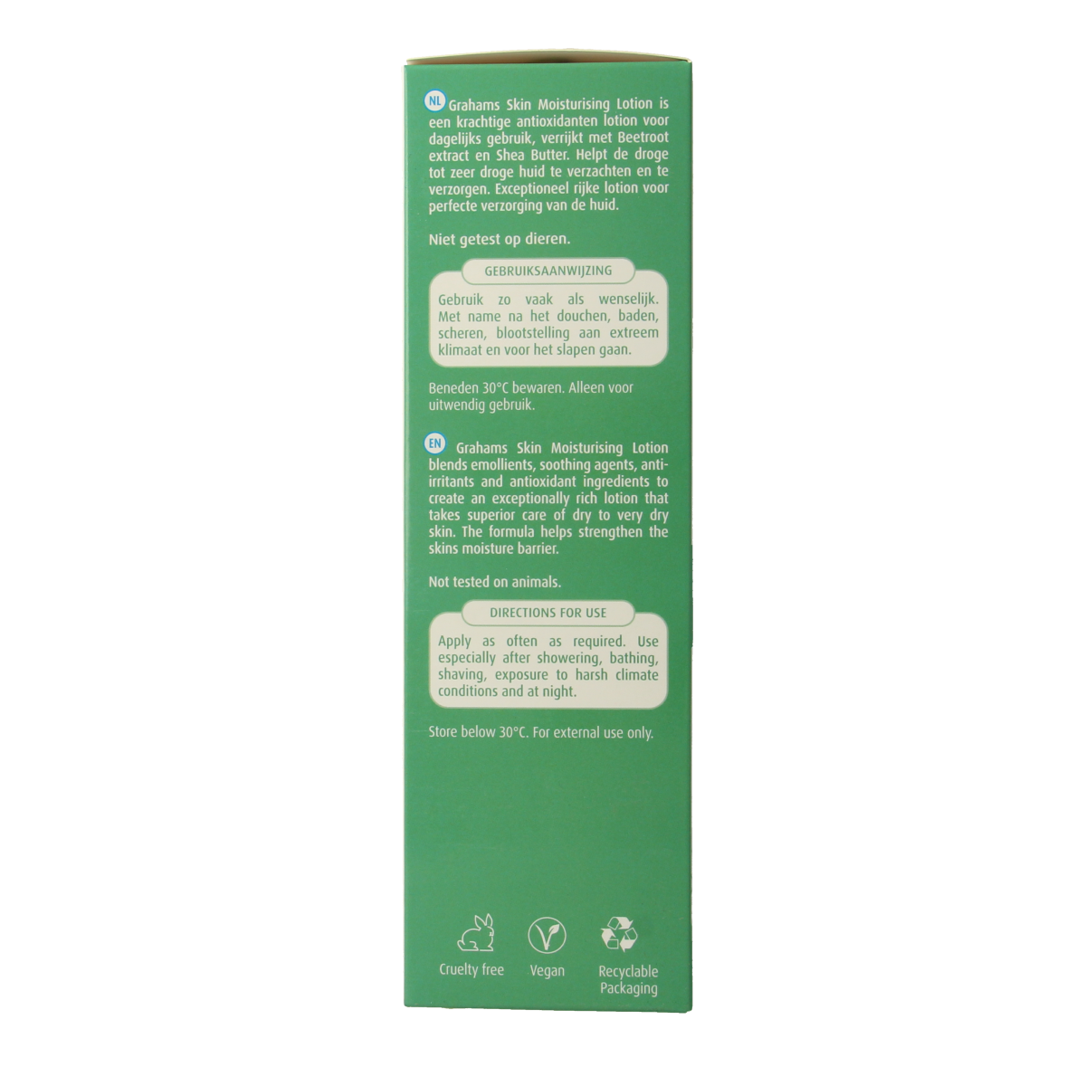 Grahams Skin moisturizing lotion  200.00 Milliliter
