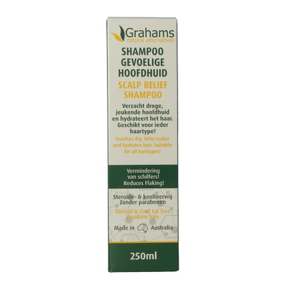 Grahams Shampoo gevoelige hoofdhuid 250.00 Milliliter