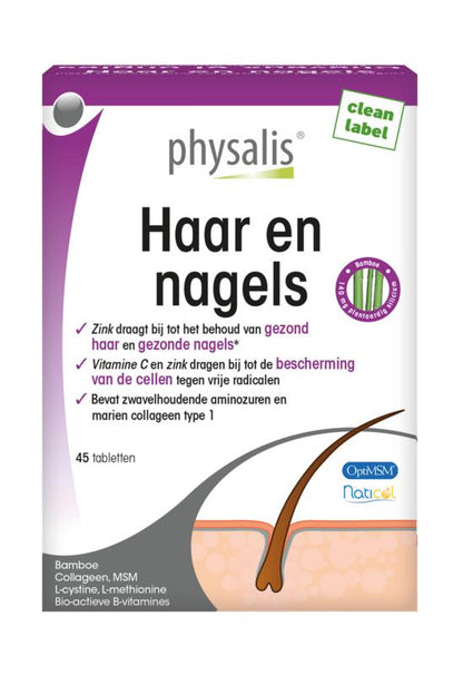 Physalis Haar en nagels 45.00 Tabletten