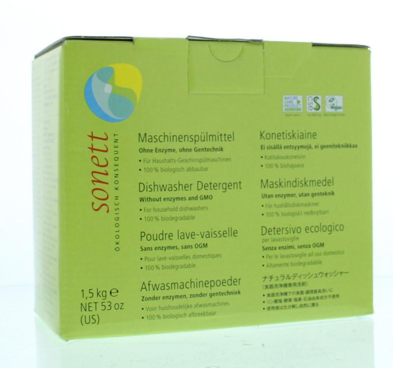 Sonett Vaatwasmachine poeder 1500.00 Gram