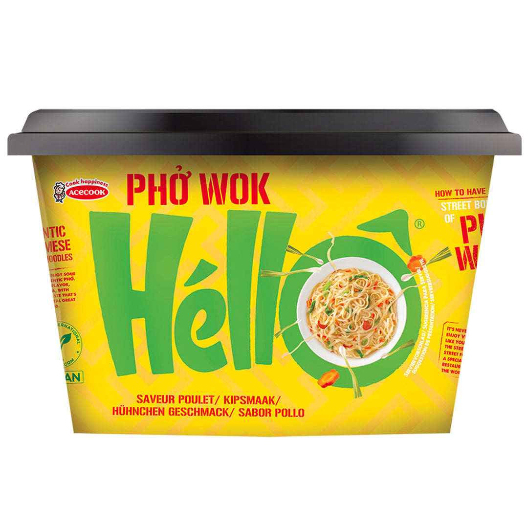 Hello Pho Instant pho wok kipsmaak glutenvrij 76.00 Gram