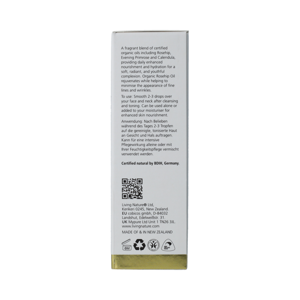 Living Nature Ultieme dagolie 30.00 Milliliter