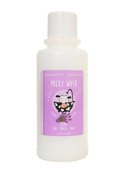 Evi Line Botermelk bad & douche lavendel  2.00 Liter